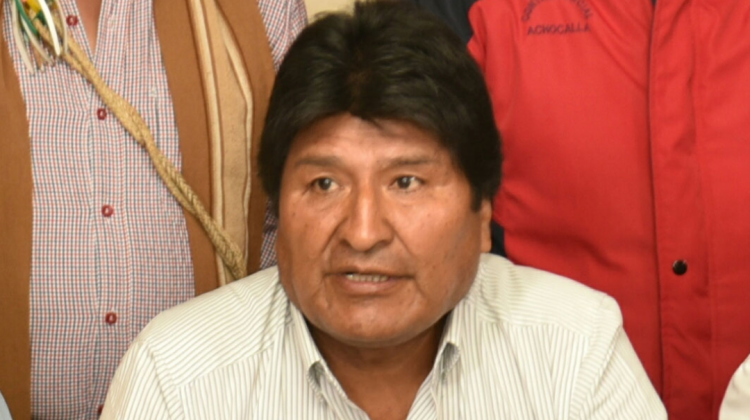 Evo Morales. Foto: Abi.