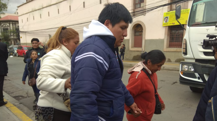 Miguel Ángel Coria al momento de dejar la cárcel de San Pedro. Foto: ANF.