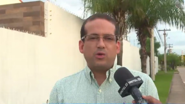 Presidente del Comité Cívico de Santa Cruz, Luis Fernando Camacho. Foto: captura de video