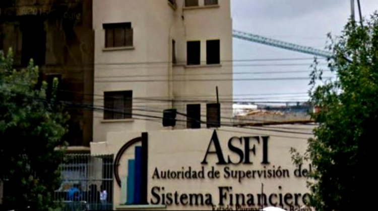 Frontis del edificio de la Autoridad de Supervisión del Sistema Financiero. Foto: ASFI