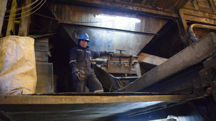 Dentro del ingenio de la Empresa Minera Huanuni. Foto: ANF