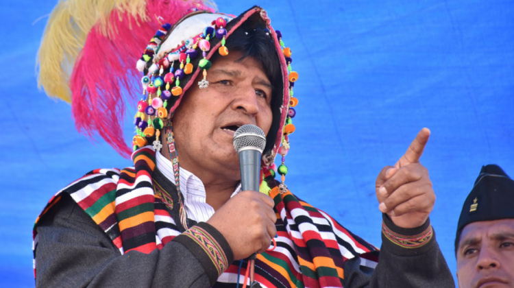 Evo Morales. Foto de archivo: Abi.