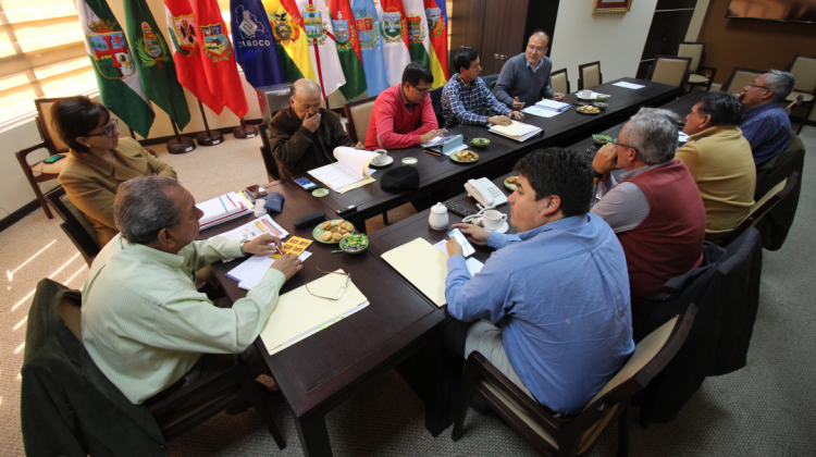 Directorio de la Cámara Boliviana de la Construcción: Foto: Caboco