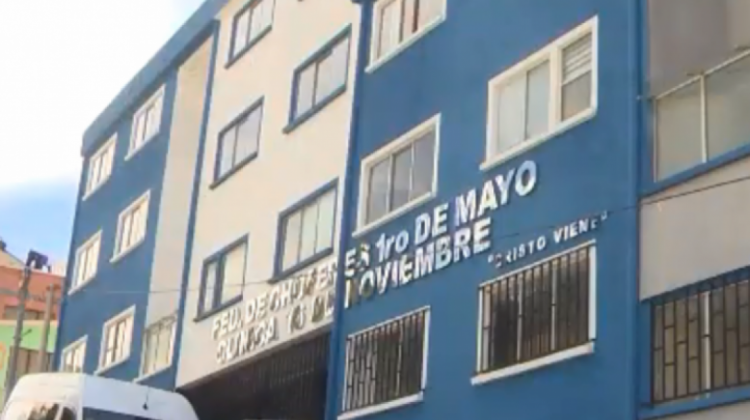 El frontis de la clínica 16 de Noviembre perteneciente a los choferes de La Paz. Foto: Captura de Pantalla.