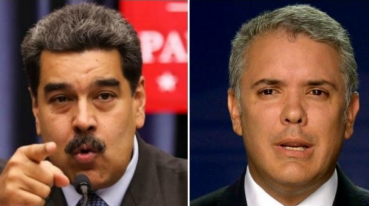 Nicolás Maduro (Venezuela) e  Iván Duque (Colombia) . Foto: Composición El Comercio