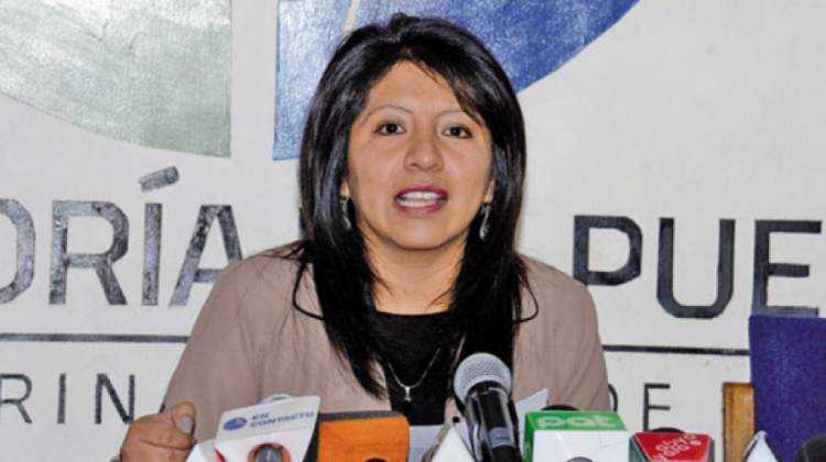 Defensora del Pueblo, Nadia Cruz. Foto: Correo del Sur