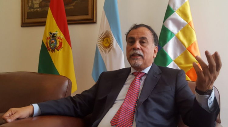 Normando Álvarez, embajador de Argentina en Bolivia. Foto: ANF