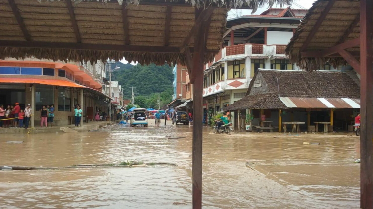 Rurrenabaque es uno de los municipios afectados por las inundaciones en Beni. Foto: Yerko Núñez.