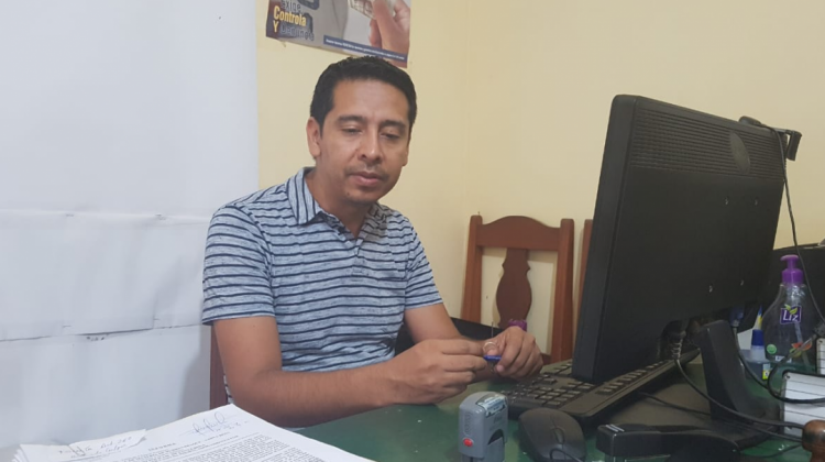 Fiscal de Materia asignado al municipio de Rurrenabaque, Orlando Aramayo. Foto: ANF