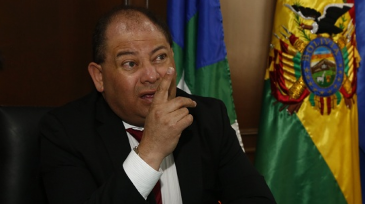 Ministro de Gobierno, Carlos Romero. Foto: Abi