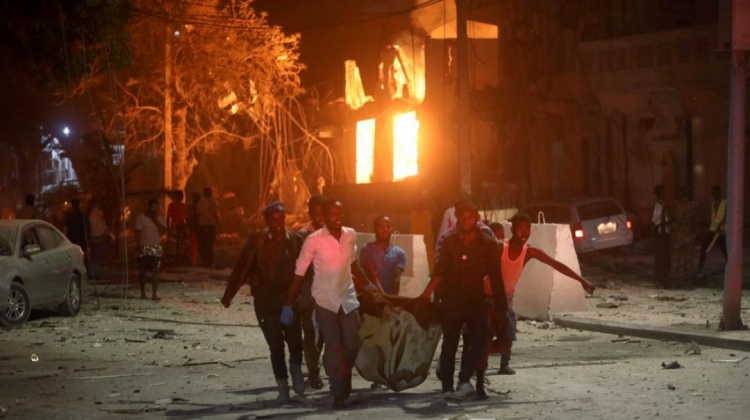 Ataque al hotel de Somalia. Foto: Reuters