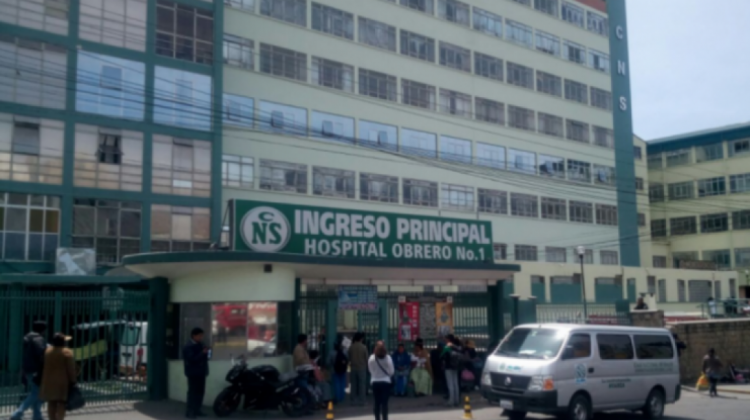 Frontis del Hospital Obrero. Foto: archivo/ANF