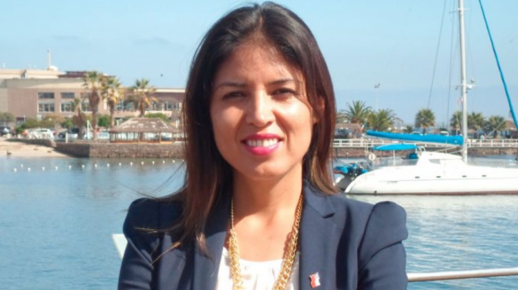La alcaldesa de Antofagasta, Karen Rojo. Foto: ANF