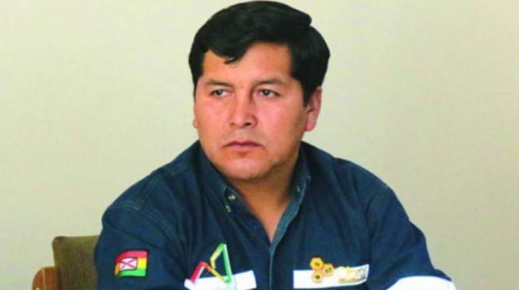 El director departamental de Chuquisaca de la Agencia Estatal de Vivienda. Foto: Página Siete