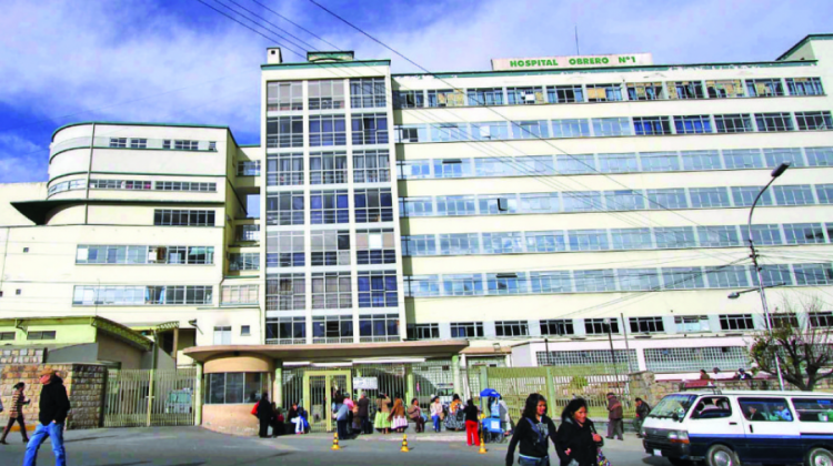 El Hospital Obrero de La Paz. Foto: Los Tiempos