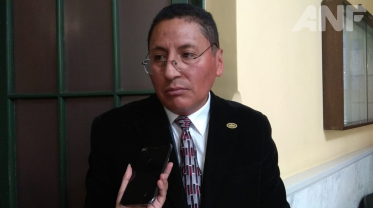 Grover Cori Paz, presidente del TDJ de La Paz. Foto: ANF