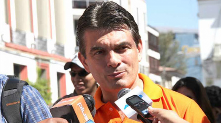 Alcalde de Tarija, Rodrigo Paz Pereira. Correo del Sur
