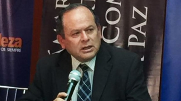 Gerente general de la Cámara Nacional de Exportadores de Bolivia (Caneb), Javier Hinojosa. Foto: La Voz de Tarija