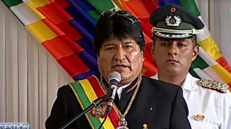 Evo Morales. Foto: captura de pantalla