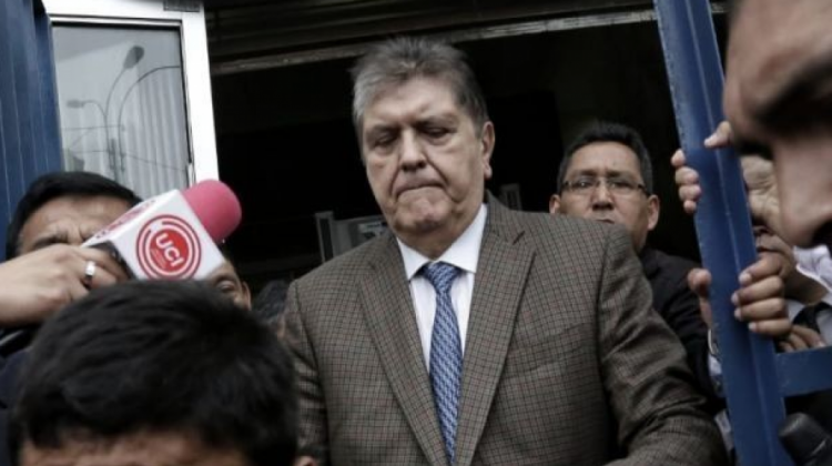 Expresidente del Perú, Alan García. Foto: RPP