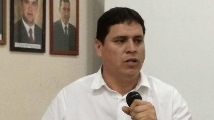 Presidente del comité cívico de Montero, Regis Medina Paz. Foto: Montero Noticias