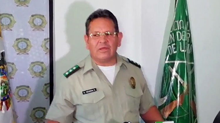 Coronel Gonzalo Medina. Foto: captura de imagen