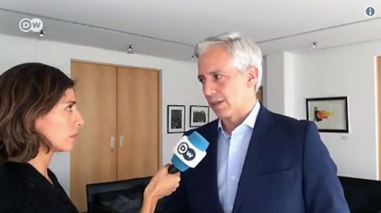 Entrevista al Vicepresidente, Álvaro García Linera. Foto: captura de video