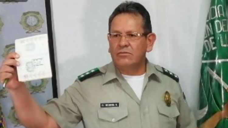 El coronel Gonzalo Medina. Foto archivo: captura de pantalla
