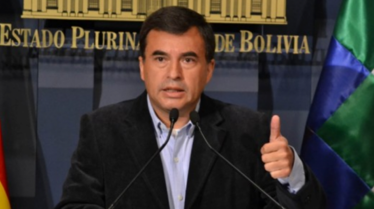 Ministro de la Presidencia, Ramón Quintana. Foto ANF