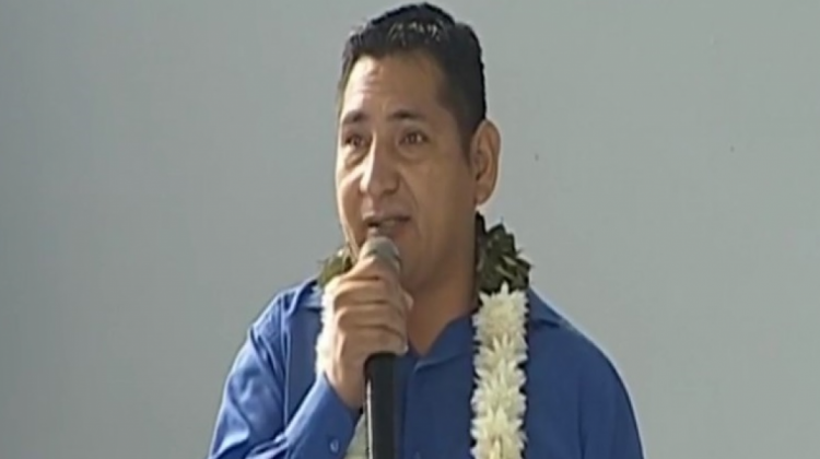 Presidente del concejo municipal de Shinaota, Raúl Cruz. Foto: BTV