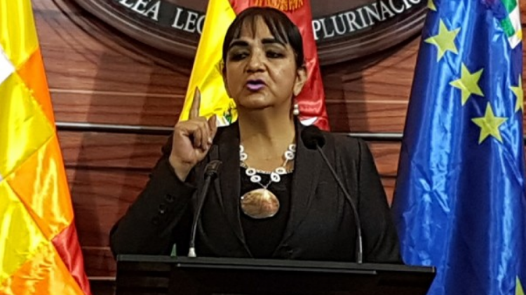 La senadora Carmen Eva Gonzales. Foto: Archivo