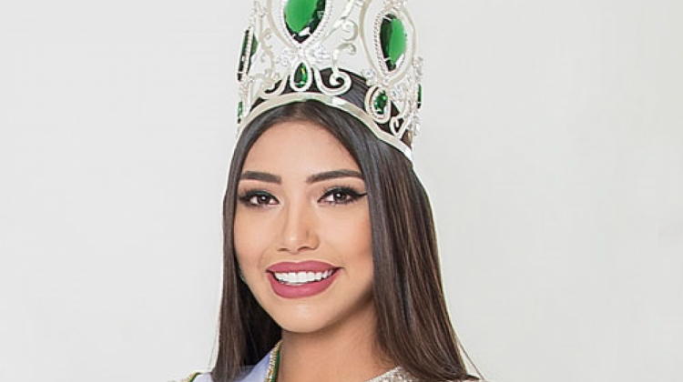 La actual Miss Santa Cruz y Miss Bolivia Universo 2018, Joyce Prado.  Foto: Promociones Gloria