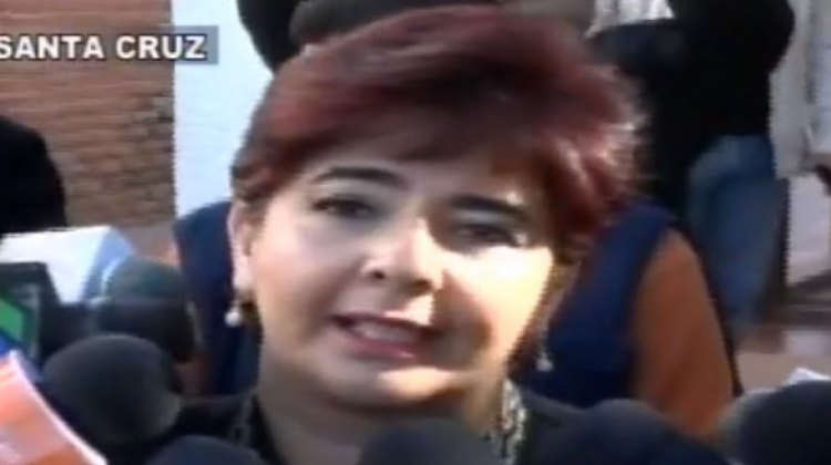 La candidata a la vicepresidencia, Paola Barriga. Foto: Captura de pantalla