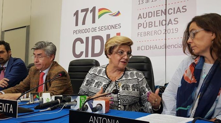 Los miembros de la CIDH cierran su 171 periodo de sesiones en Sucre (Bolivia). FOTO: César Vale