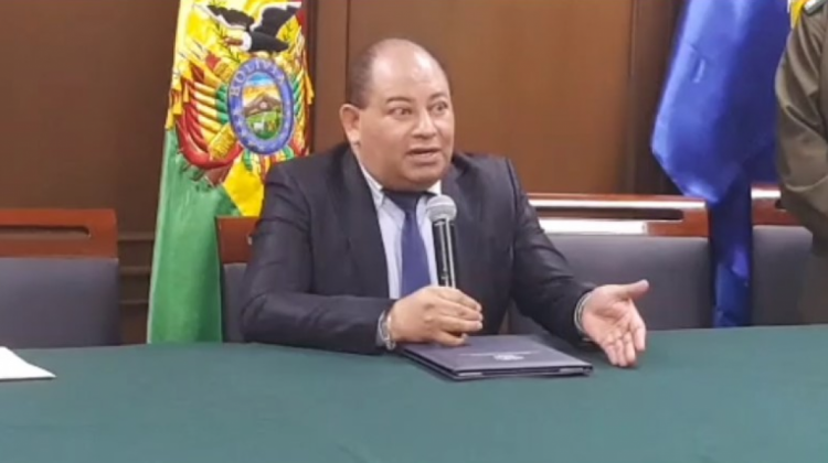 El ministro de Gobierno, Carlos Romero. Foto: Ministerio de Gobierno.