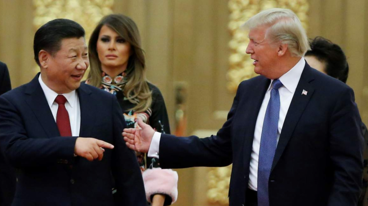 Donald Trump, presidente de los EE.UU. y su homólogo chino, Xi Jinping.  Foto: El Siglo de Torreón