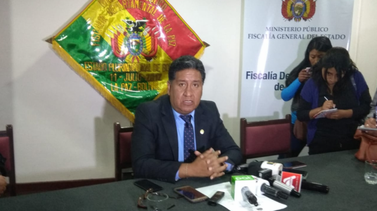 El fiscal departamental de La Paz, William Alave. Foto: archivo/ANF
