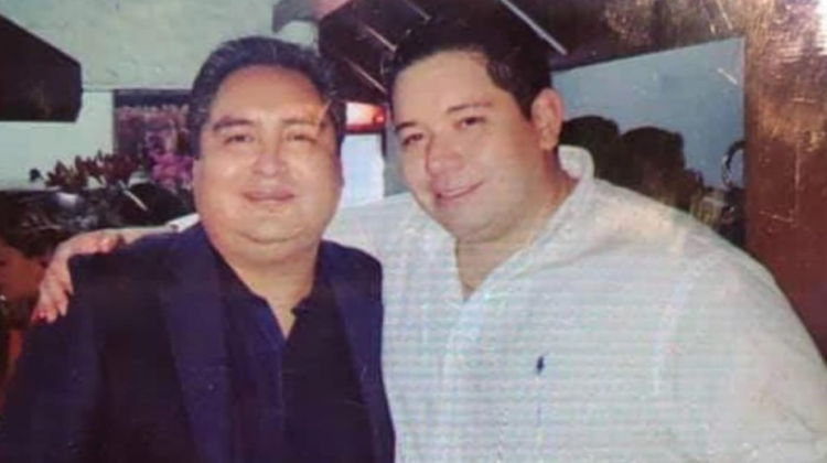 El exmagistrado Oswaldo Valencia y Pedro Montenegro Paz. Foto: Detrás de la Verdad.