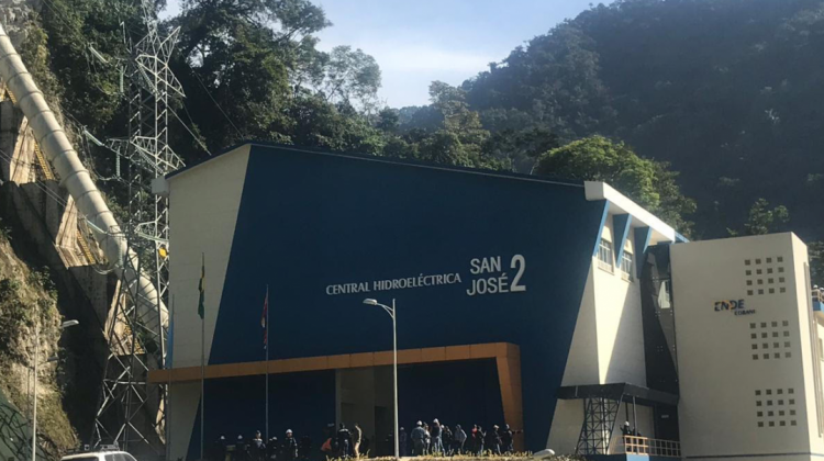 Central Hidroeléctrica San José 2 en Cochabamba  Foto: CAF