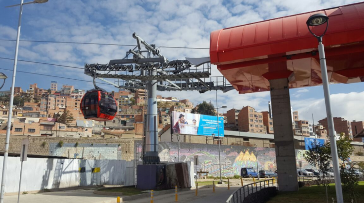 La Estación Central del Teleférico Rojo. Foto: ANF.