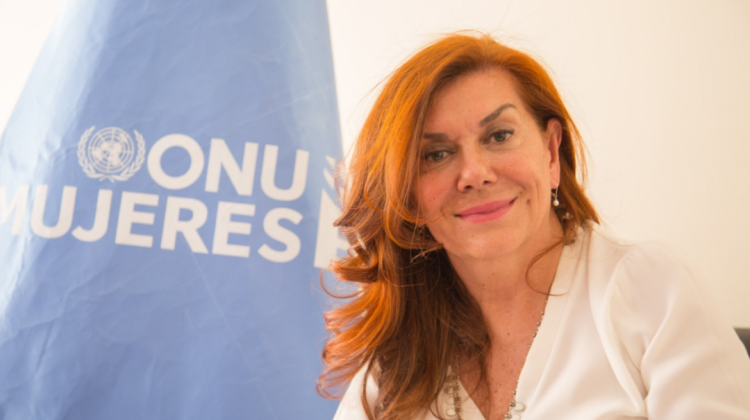 La representante de ONU mujeres, Violeta Domínguez. Foto: ONU mujeres