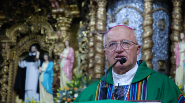Monseñor Eugenio Scarpellini, Obispo de la Diócesis de El Alto. Foto: CEB