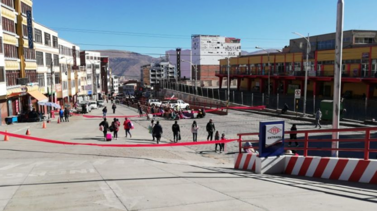 En el segundo día de paro cívico en Potosí hubo un mayor nùmero de calles cerradas. Foto: El Potosí.