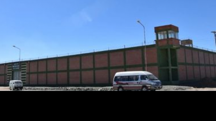 La cárcel La Merced en Oruro. Foto: @MindeGobierno.