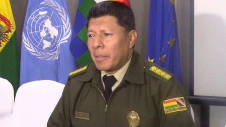 El. excomandante de la Policía Boliviana, general Rómulo Delgado.