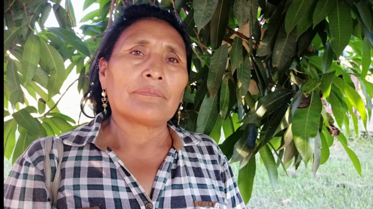 Lidia Anti, miembro de la Organización Comunal de la Mujer Amazónica de Beni. Foto: ANF