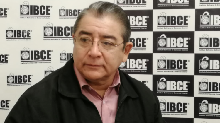 El gerente del Instituto de Comercio Exterior, Gary Rodríguez, (IBCE). Foto: ANF.