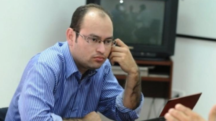 El candidato a cuarto diputado plurinominal por Comunidad Ciudadana, Erwin Bazán.Foto: Los Tiempos.