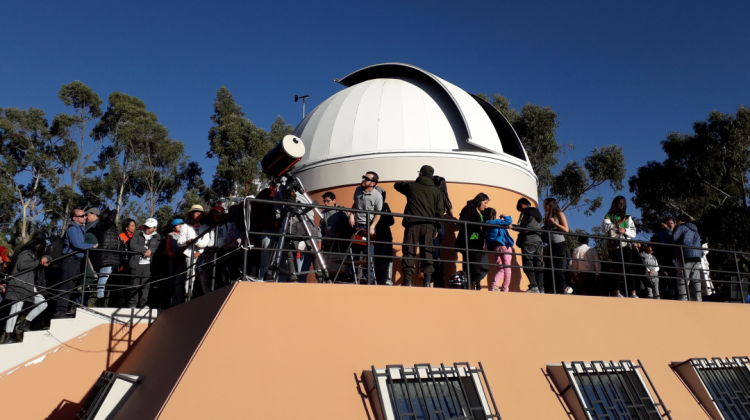 Observatorio del complejo astronómico de Cota Cota de la Carrera de Física. Foto: Observatorio