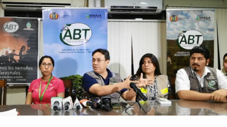 Conferencia de prensa de la ABT. Foto captura ANF